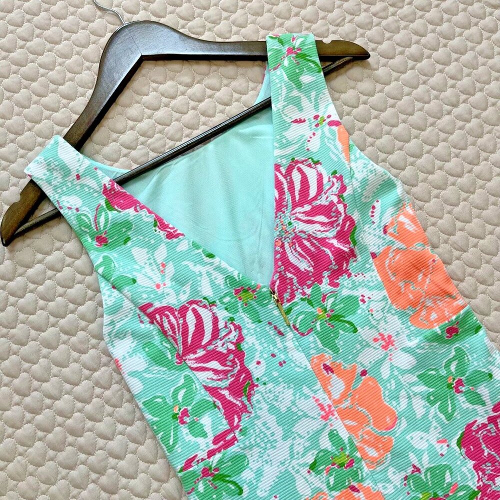 NWOT LILLY PULITZER Eden Poolside Beach Walk Shift Dress Size M Multicolor - Picture 7 of 11